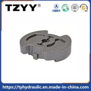 Hydraulic Vane Pump Inlet Side Plate Casting with Cast Iron Material