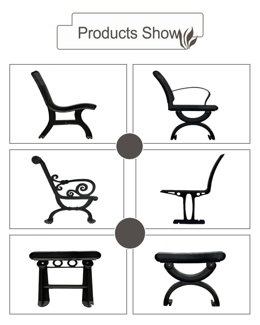 Hot Selling Iron/Metal Casting Garden/Park Bench Legs