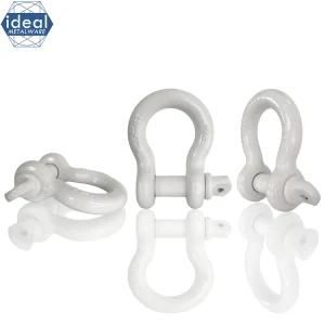 Us Type Screw Pin Anchor Shackle G209 with White Coating