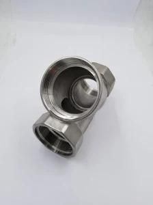 China Made Steel Alloy Silica Sol Precision Casting Tee with CNC Machining
