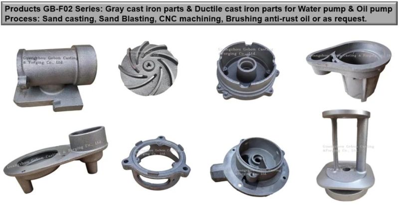 Customized Grey/Gray Iron Casting/Gg15/Gg20/Gg25/Gg30/CNC Machining Parts/Machinery Parts/Valve Parts/Pump Parts/Motor Parts/Casting/Sand Casting 056