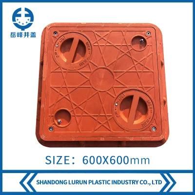 En124 BMC B125 Fiberglass Reinforced Plastic Composite Manhole Covers