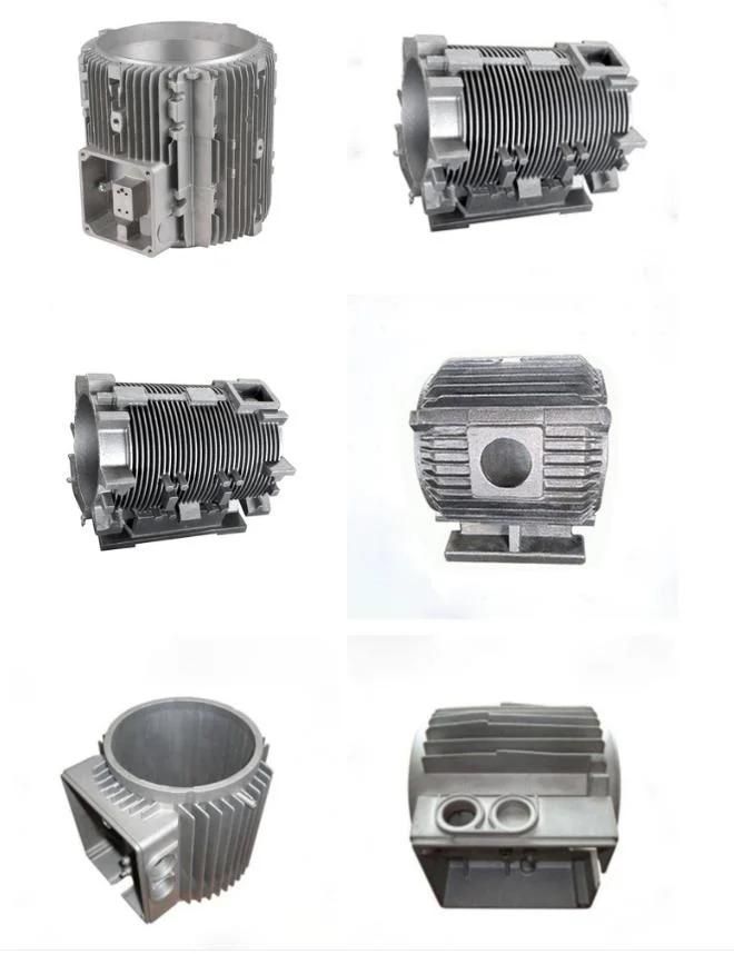 ADC12 Material Aluminium Electric Motor Housing Die Casting