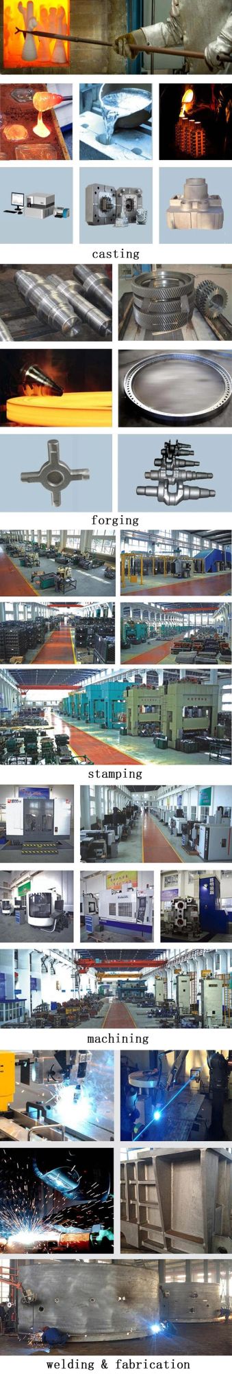 Densen Customized OEM High Quality Elevator Tractor of Ductile Cast Iron Castings Parts