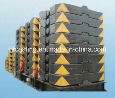 Sand Casting 10 Ton Counter Weight for Terex Crane Adequate Capacity