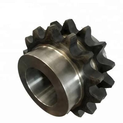 OEM Sand Casting Customized Alloy Steel Train Wheels Sprocket Wheel