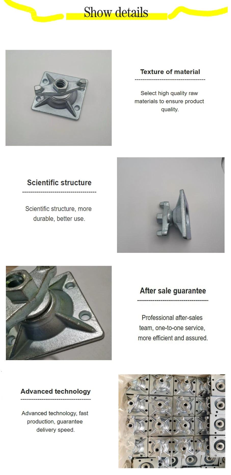High Loading Capacity Formwork Accessories Scaffold Wing Nut