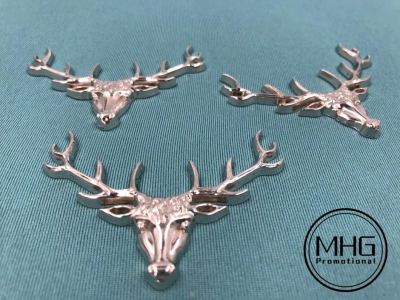 Customized Zinc Alloy Metal Molded Parts Dalmore Stag Head
