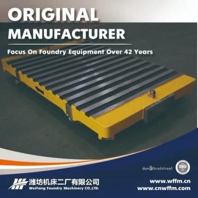 Pallet Transfer Car for Shift The Mould for Flask Pairs