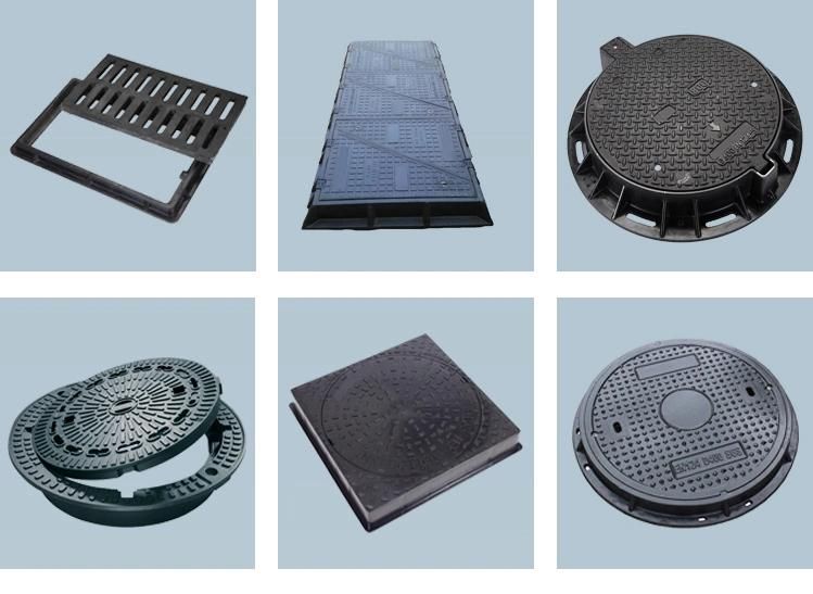 Densen Customized Ductile Iron Manhole Cover with Hinge and Lock, Water Tank Manhole Cover, Rectangular Manhole Cover