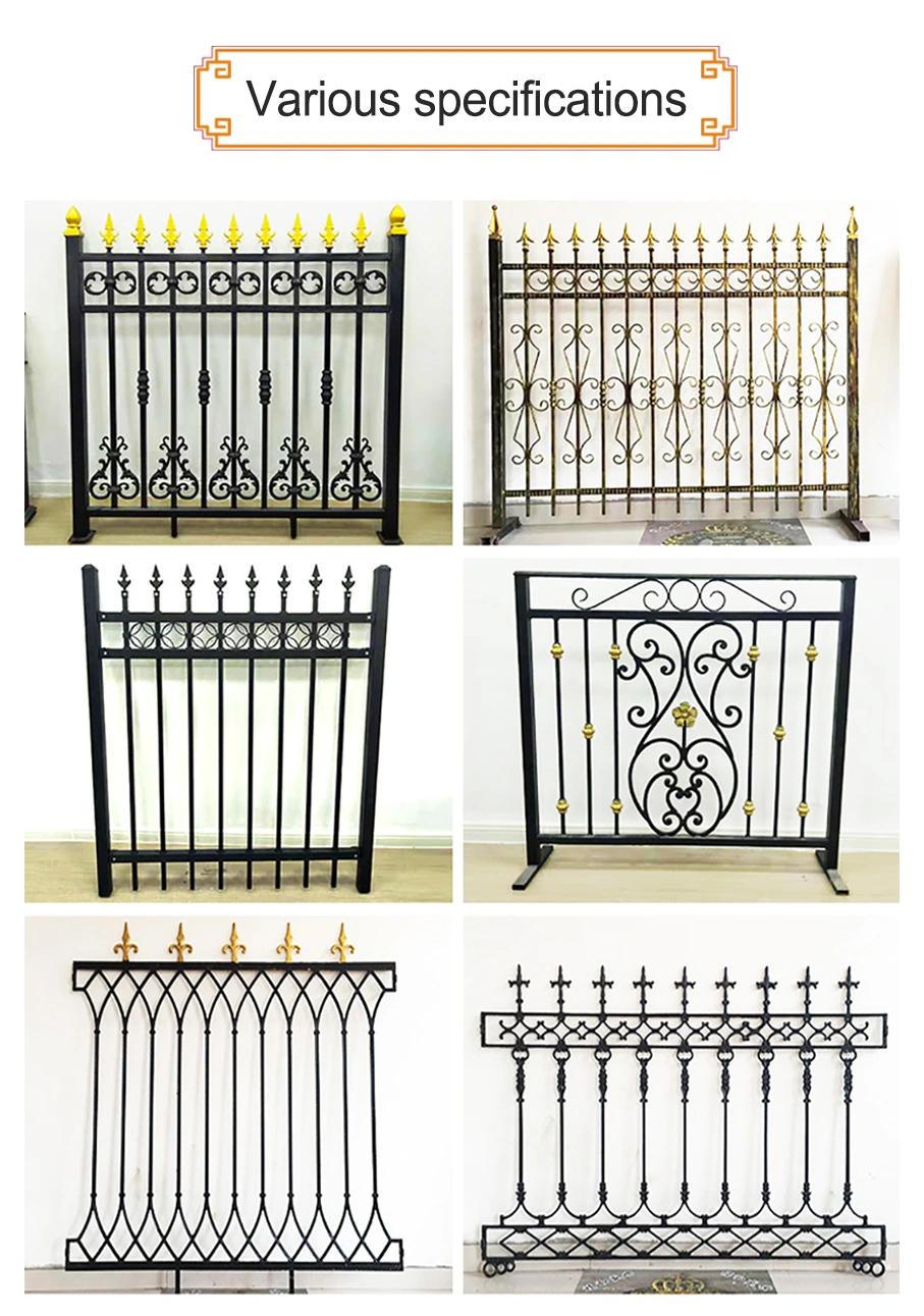 OEM Q235 Qt500 Ht200 Cast Iron Sand Casting Fence for Garden