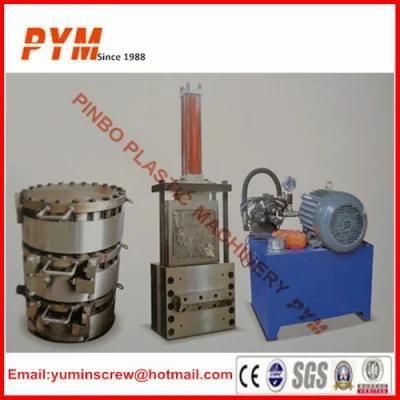 Extruder Screen Changer with Hydraulic Pump