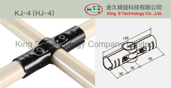 Coated Lean Pipe Joints/Metal Joint /Connector for Pipe Lean System (KJ-4)