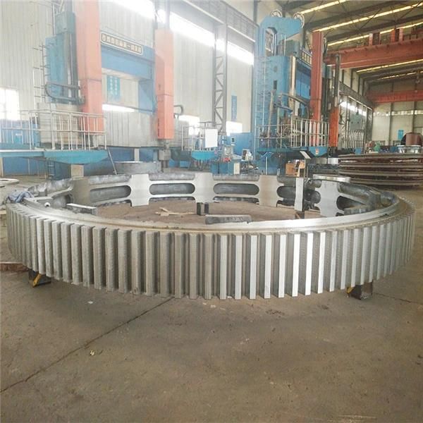 Large Casting Parts Cement Ball Mills Gear Ring with 15m Diameter