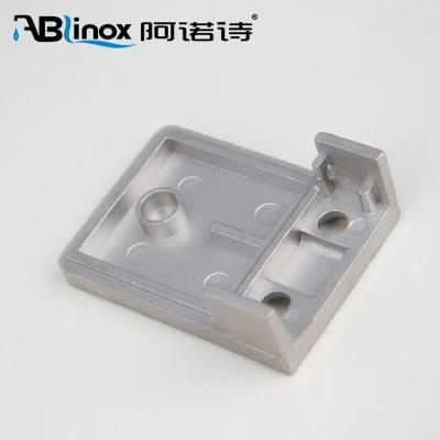 Stainless Steel 304 Precision CNC Casting Squre Glass Clip