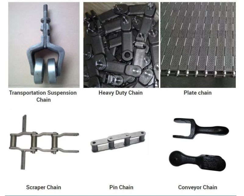China Supplier Custom Made Parts Steel Conveyor Chain Cleaning Systems