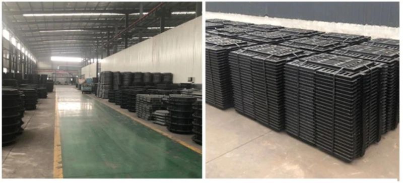 Ductile Casting Iron Grating Manhole Cover with Frame for OEM