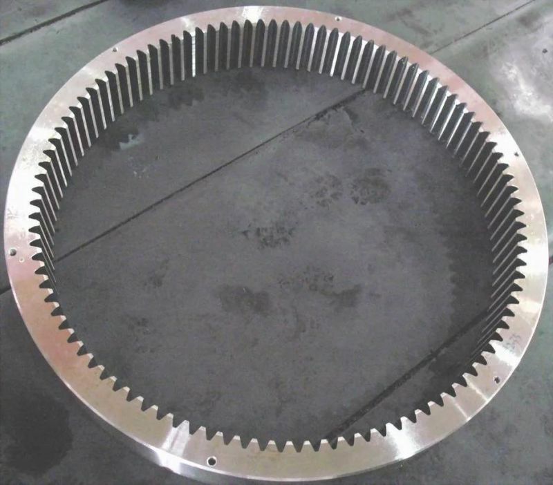 Large Diameter Kiln Riding Ring Customized Forging Gear Ring Mill Rolling Tyre