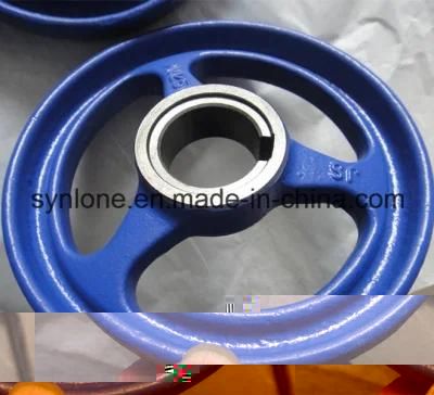 OEM/ODM Spray Paint Sand Casting Steel Hand Wheel