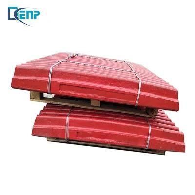 CNC Casting High Manganese Steel Stone Crusher Jaw Plate