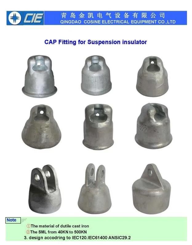 Clevis/ Socket Top Cap Fitting for Porcelain Glass Suspension Insulator