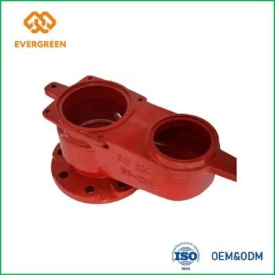 OEM ODM Grey Iron Sand Casting Metal Tube Connector