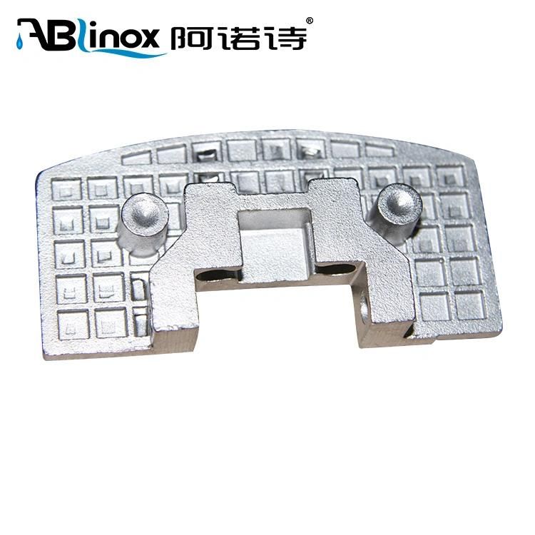 Custom Made Precision SS304 Casting Squre Glass Clamp