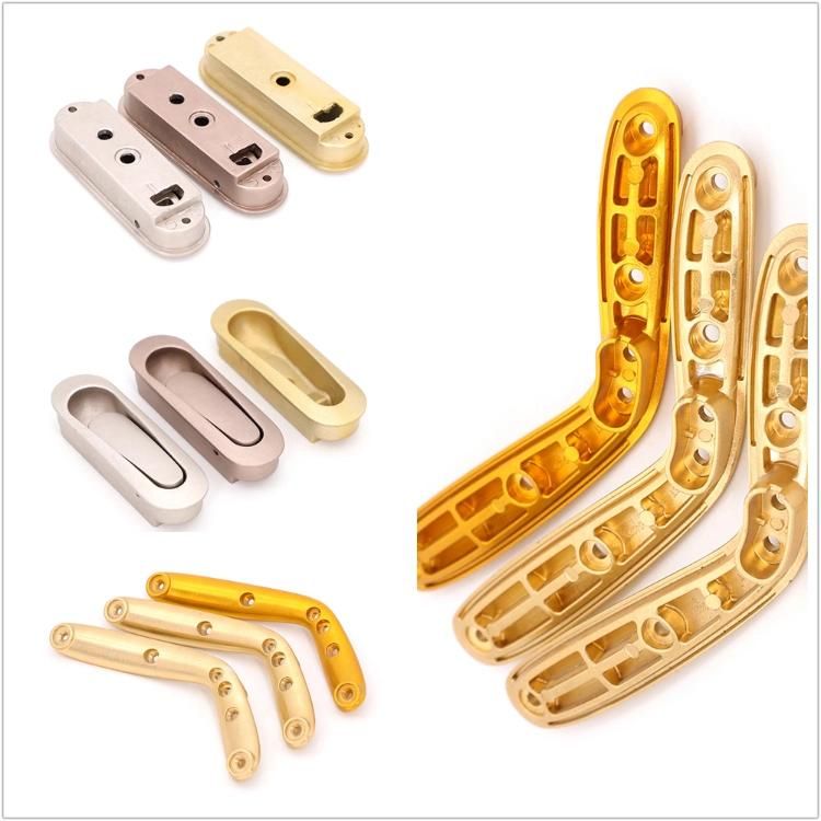 High Quality Golden Oxidized Aluminum Alloy Die Casting Part