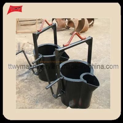 0.5-15tons Manual Hot Metal Ladle for Stainless Steel Foundry