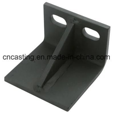 Sand Casting Machining Angle Block with Black Painted