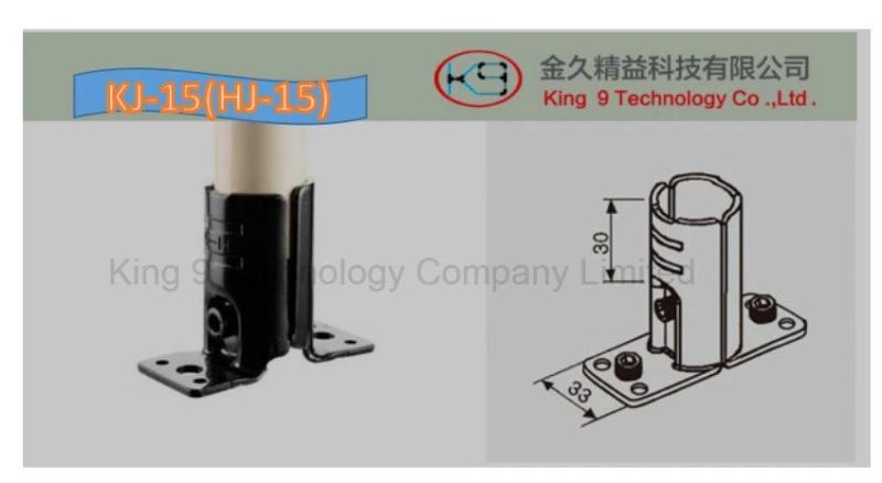 Metal Joint for Lean System /Black Metal Joint (KJ-15)