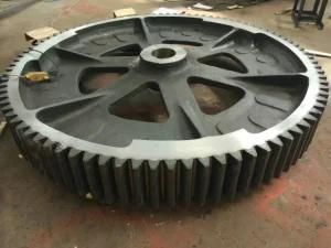 Large Forging Casting Gear OEM Rotating Gear Ring with Machining