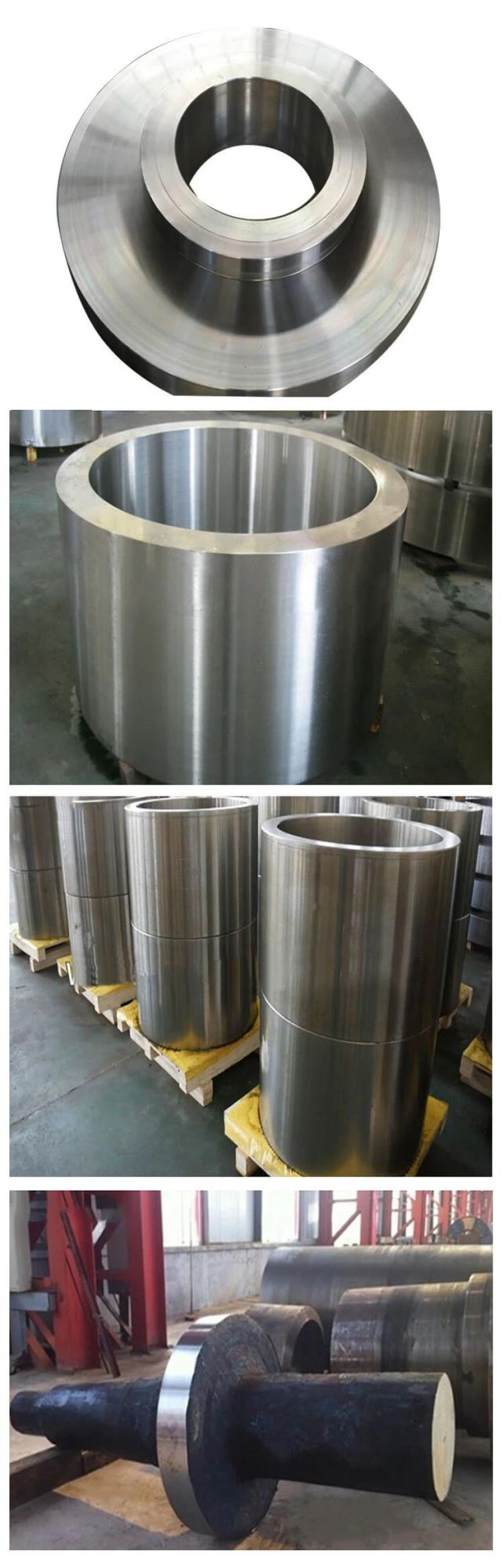 Densen Customized Super Large Carbon Steel Forging Cylinder Barrel and Shaft