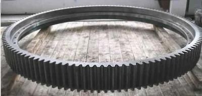 Forged Alloy Steel Big Internal Ring Gear for Wind