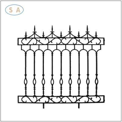Rust-Proof Antiseptic Security Sand Casting Wrought Iron Garden Fence