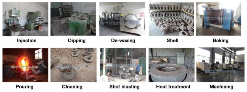 Customized Sand Casting in Stainless/Carbon Steel 316ss/CD4/Aluminium Used for Machinery Industry