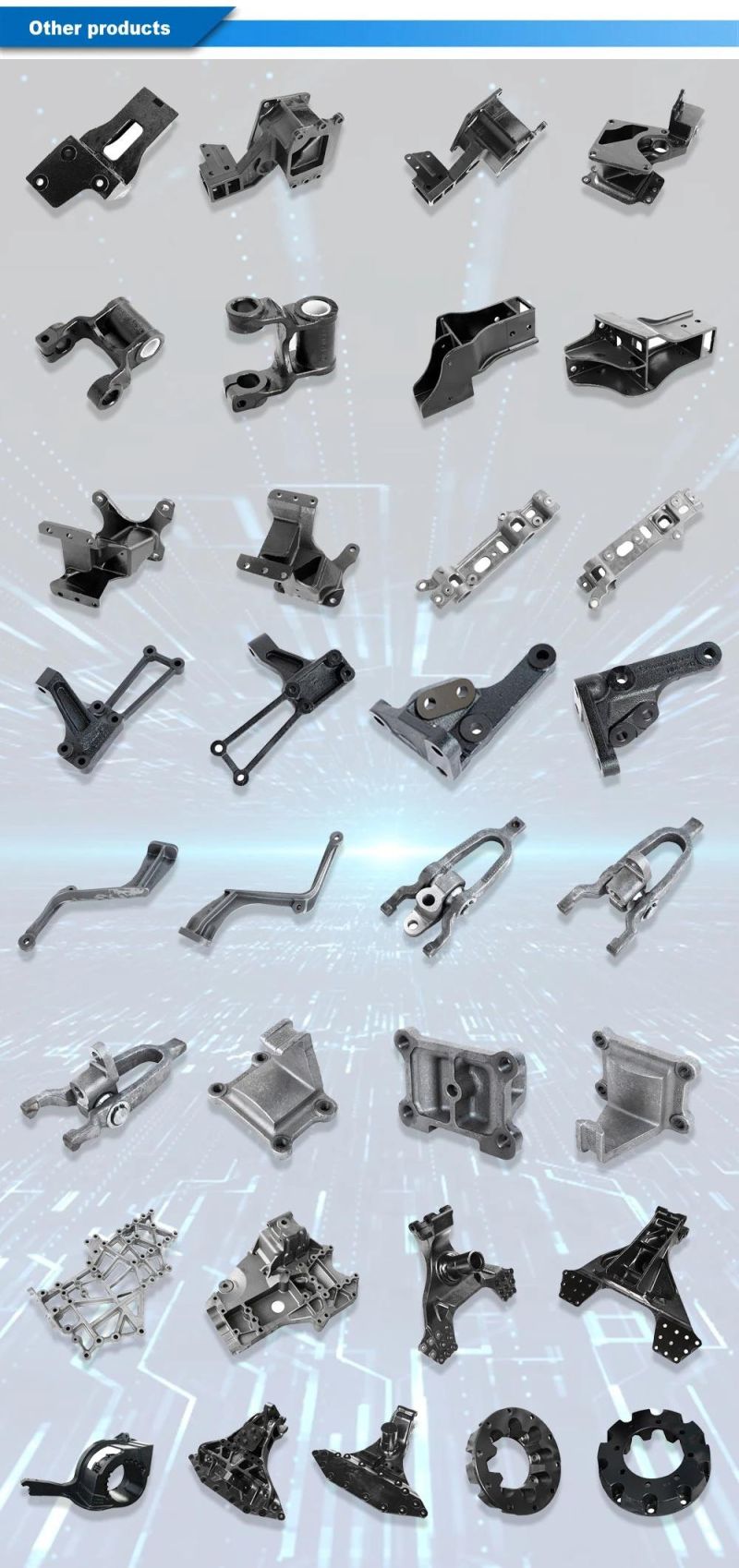 Factory Direct OEM Custom Industrial Ductile IronGray Iron Aluminum Sand Casting Truck Parts