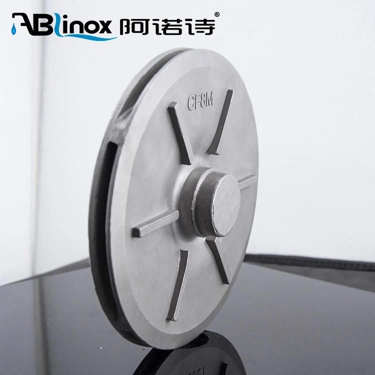 Stainless Steel Vane Wheel Casting Machine Part