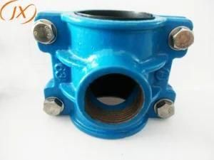 FM UL Authenticate Saddle Cast Iron Pipe Saddle