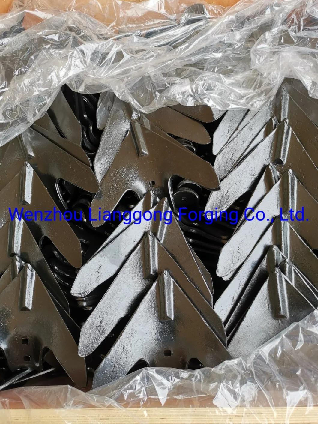 Forged Cultivator Tines with Forging Process Used in Agricultural Machinery