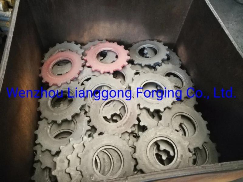 Customized Carbon/Alloy Steel Forging Excavator Drive Sprocket in Construction Machinery