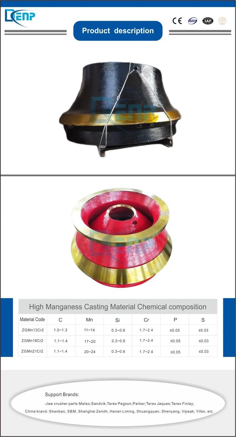 Cone Crusher Mantle, Mantle, Cone Liner Cone Crusher Parts