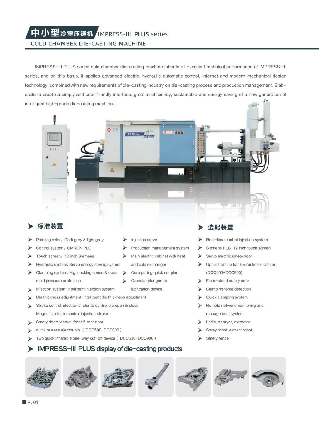 Cold Chamber Die Casting Machine for Aluminium (DCC-800 PLUS)