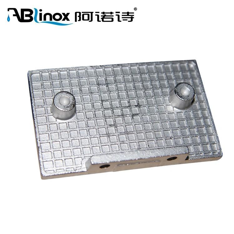Stainless Steel Casting Squre Polished Glass Clip