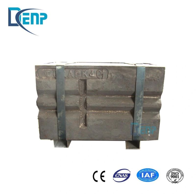 High Manganese Stone Rock Impact Crusher Hammer Plate Blow Bar in China