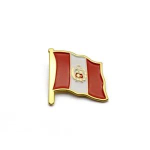 Die Casting for Custom Souvenir Flag Metal Badge for Promotional Gifts with Lapel Pin