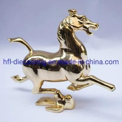 CNC Machined Electroplate Zinc Alloy Die Casting Statues