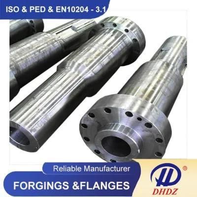 Steel Forgings Main Shaft Forging Step Shaft Forged Block Forgings