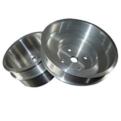Customized Casting Gray Iron Machining Black Oxide Industrial Pulley Flywheel