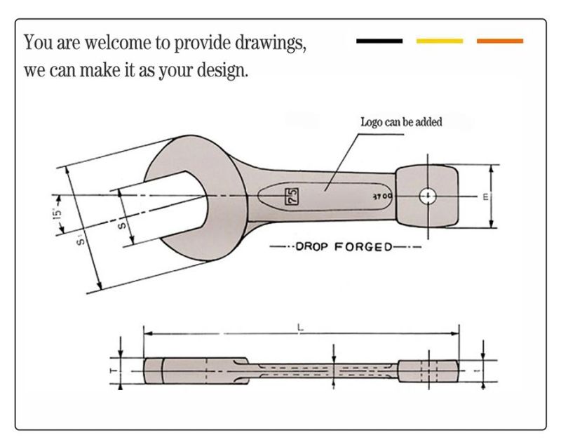 Factory Supplied High Quality Carbon Steel Hot Forging Wrench for Motorcycle Repair